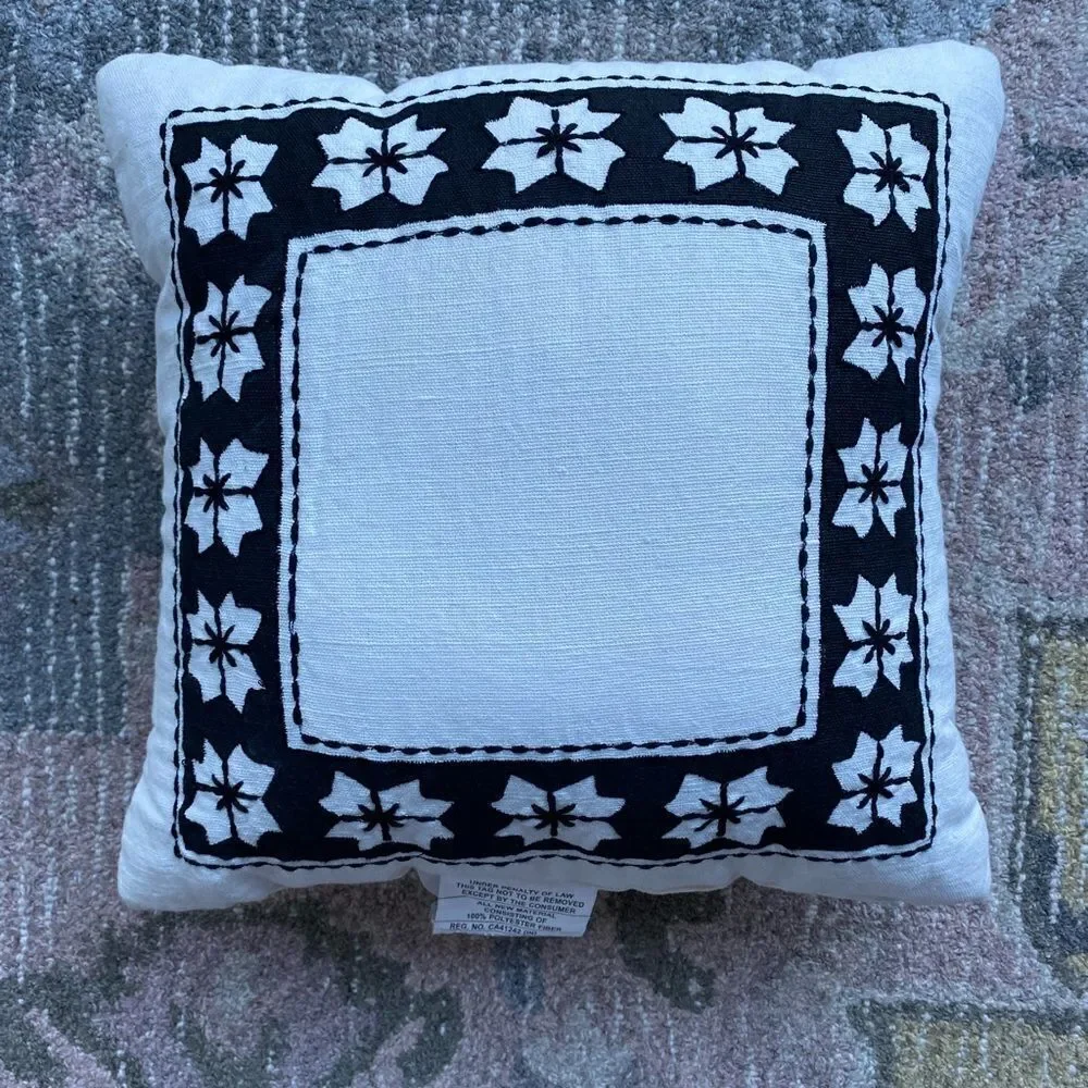 Hearth & Hand Magnolia Poinsettia Design Throw Pillow